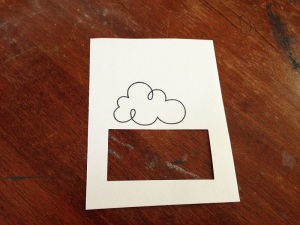 Paper-Smooches-cloud- Stamp-cardstock