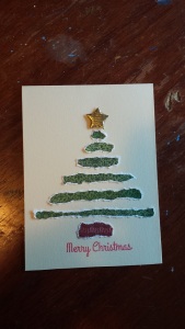 Merry-Christmas-Simon-Says-Stamp-Sentiment-Gold-Star-Embellishment-Torn-Basic-Grey-Evergreen-Pattern-Paper-Idea