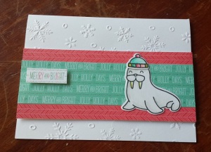 Lawn-Fawn-Cute-Adorable-Christmas-Card-Idea-Easy-Sparkly-Glitter-Arctic-Critters-Stamp-Snow-Day-Paper